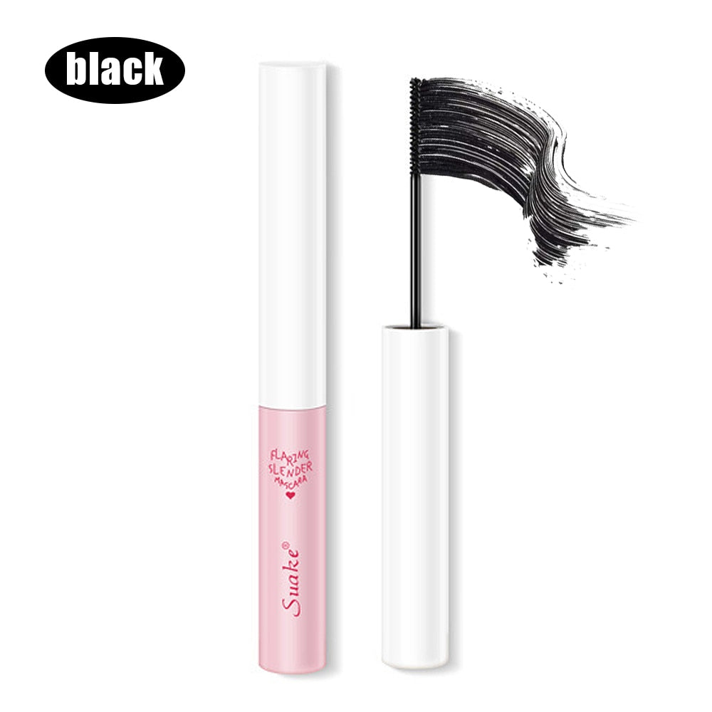 1PCS Colored Mascara With Ultra-fine Lashes Brush Waterproof Quick Drying Lasting Thick Curling Mascara Professional Eyes Makeup