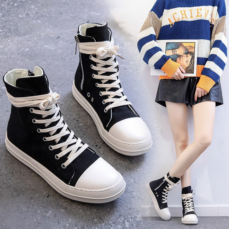 New Original Leather Sneakers Women's and Men's Streetwear Shoes, Casual converse chuck taylor all star Boots for Men women