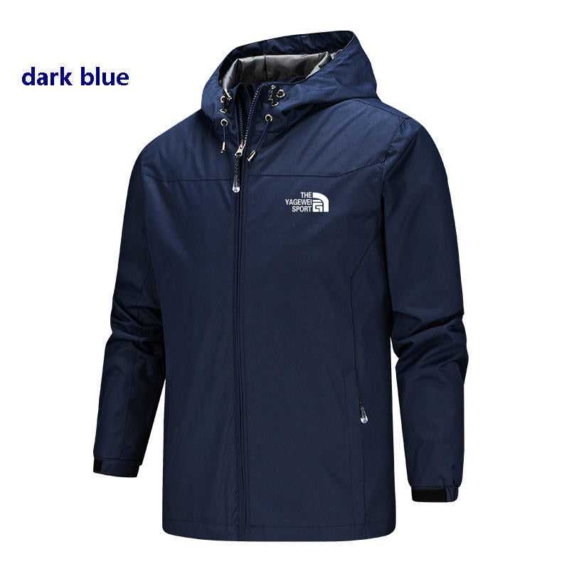 Waterproof and Windproof Zipper Outdoor Fashion Sports Jacket for Men