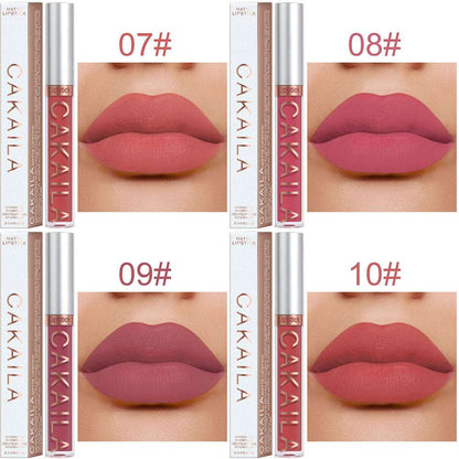 18 Colors Matte Lipgloss Liquid Lipstick Long Lasting Sexy Red Pink Nude Lip Gloss