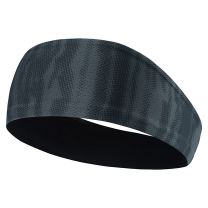 Elastic Men Headband Hairband Soft Sweatband Stretchy Headwear Bicycle Yoga Sport Moisture Wicking Hair Accessories Women Girls