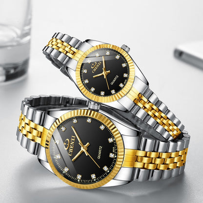 Watch gift set for couples branded watch gift set for couple gift watch set for sale waterproof