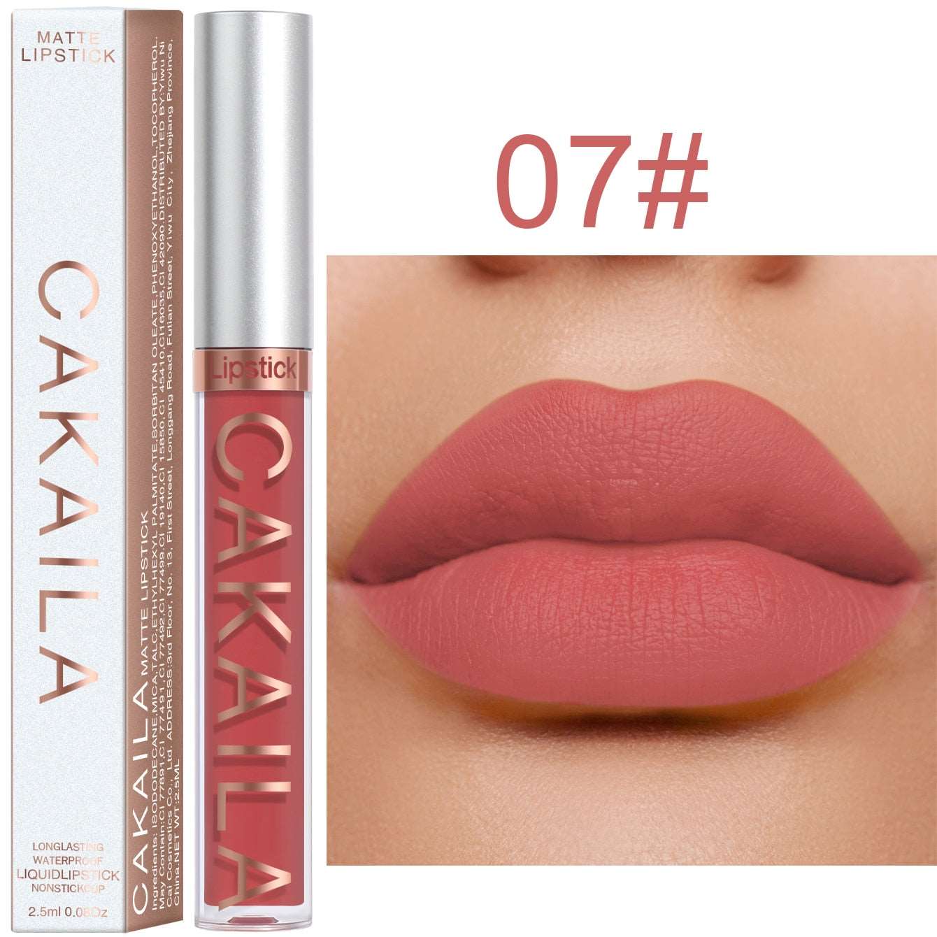 18 Colors Matte Lipgloss Liquid Lipstick Long Lasting Sexy Red Pink Nude Lip Gloss