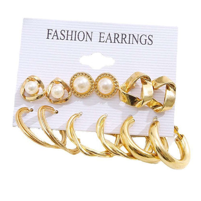 Boho Big Circle Hoop Earrings