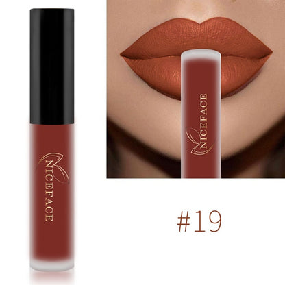 34 Color Lip Gloss Waterproof Nude Matte Liquid Lipstick Moisturizing Long Lasting Lipgloss