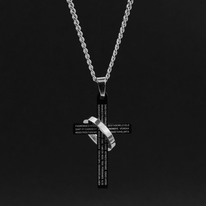 Best New Fast and Furious 7 Moive Cross Tourette Necklace Dominic Toretto Crystal Jesus Cross Pendant Necklace For Men Gifts Jewelry