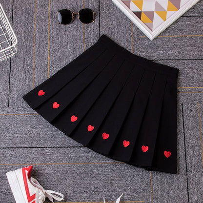 Black High Waist Mini Skirts  Gothic Streetwear Style with Punk Pleated Vintage Skirt, Cross Print, and Lolita Harajuku Vibes for Women