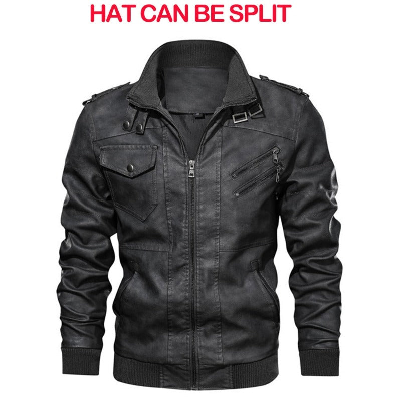 New Men's Leather Jackets: Autumn Casual Motorcycle PU Jacket, Biker Leather Coats. Brand Clothing in EU Size SA722