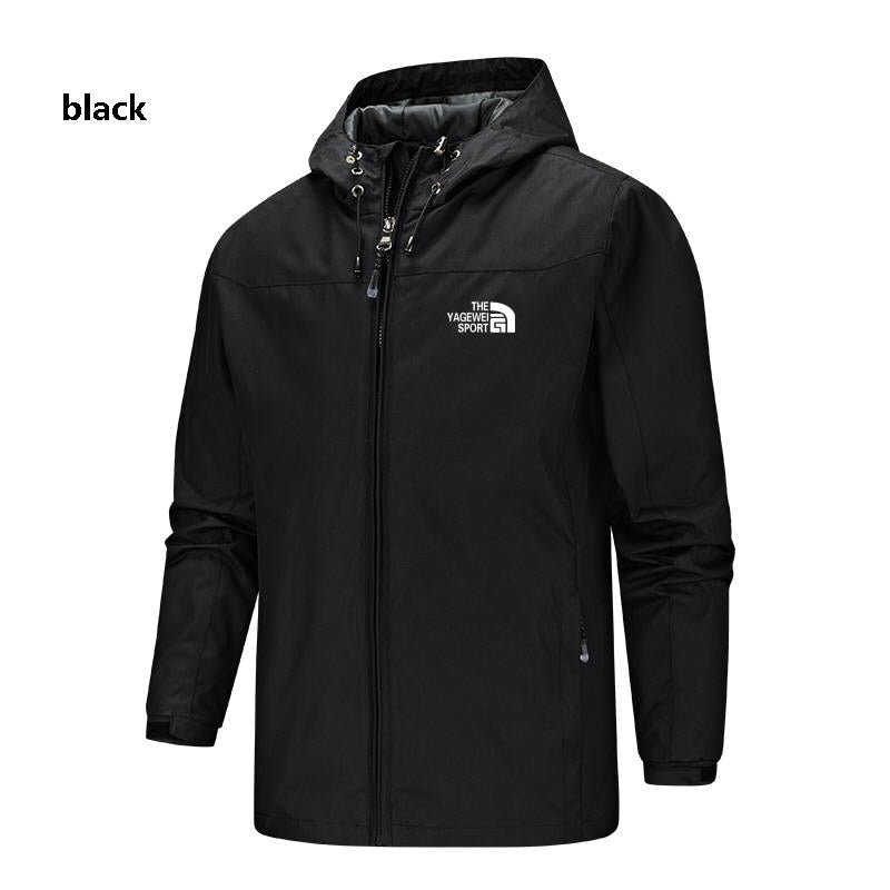 Waterproof and Windproof Zipper Outdoor Fashion Sports Jacket for Men