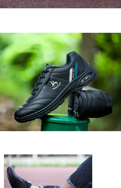 New Men Shoes Outdoor Leather Casual Sneakers Men Fashion Sports Running Tennis Large Size Shoes For Men