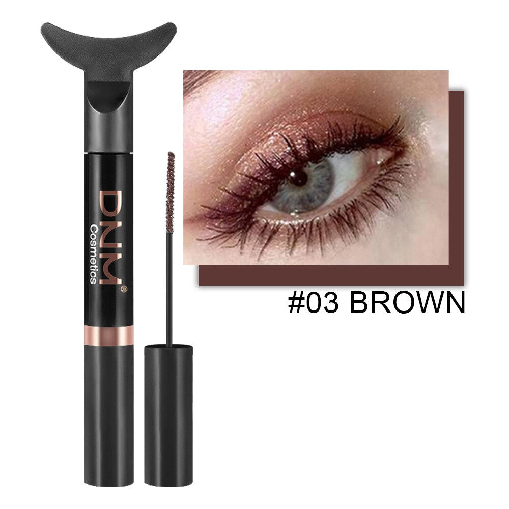 1PCS Colored Mascara With Ultra-fine Lashes Brush Waterproof Quick Drying Lasting Thick Curling Mascara Professional Eyes Makeup