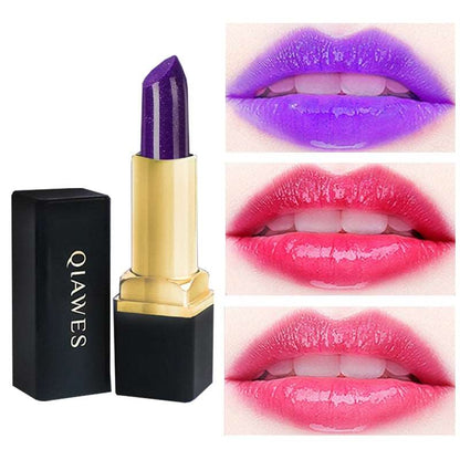 Blue Rose Lipstick Temperature Color Changing Lip Moisturizing Balm Female Makeup Sexy Lip Gloss