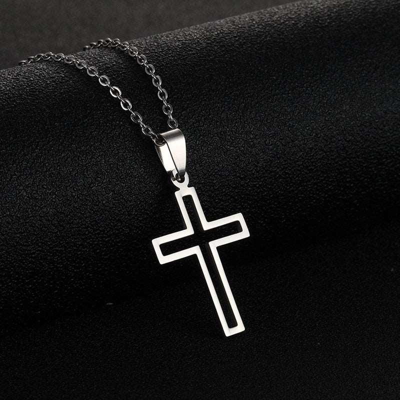 Best New Fast and Furious 7 Moive Cross Tourette Necklace Dominic Toretto Crystal Jesus Cross Pendant Necklace For Men Gifts Jewelry