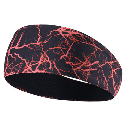 Elastic Men Headband Hairband Soft Sweatband Stretchy Headwear Bicycle Yoga Sport Moisture Wicking Hair Accessories Women Girls