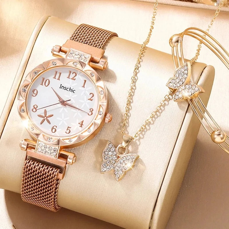 6 pcs Women's Watch Set for Her