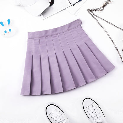 Women Harajuku Skirt Pleat Skirt Preppy Style Plaid Skirts Mini Cute Japanese School Uniforms Ladies Jupe Kawaii Skirt Harajuku