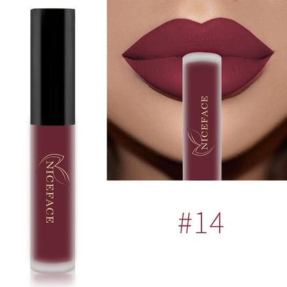 34 Color Lip Gloss Waterproof Nude Matte Liquid Lipstick Moisturizing Long Lasting Lipgloss