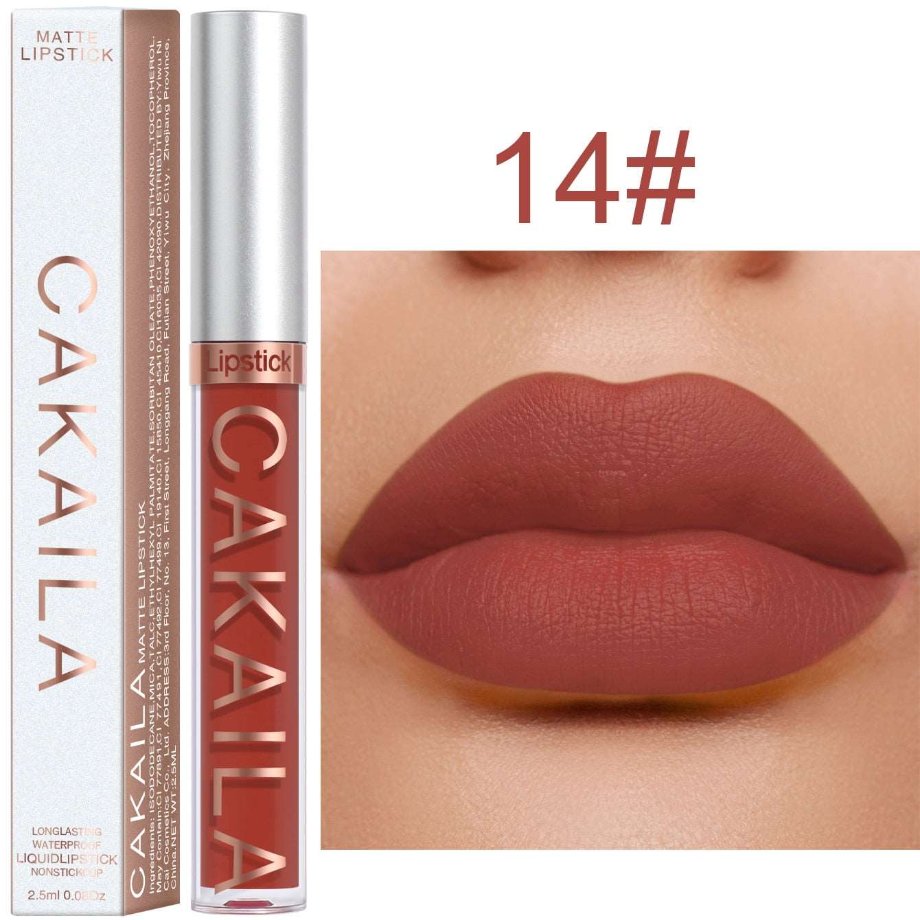 18 Colors Matte Lipgloss Liquid Lipstick Long Lasting Sexy Red Pink Nude Lip Gloss