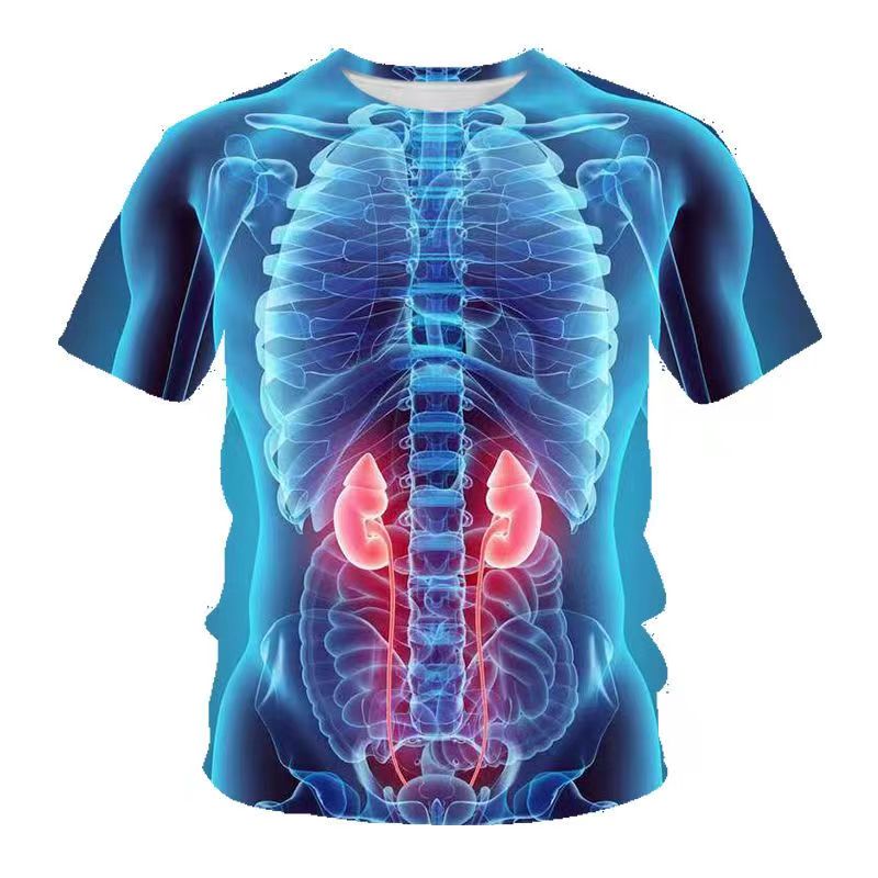 Men's 3D Stereoscopic Printing T-Shirt - Fashionable, Loose-Fit, and Comfortable Streetwear  Hip Hop Summer Trend with 3D t shirt