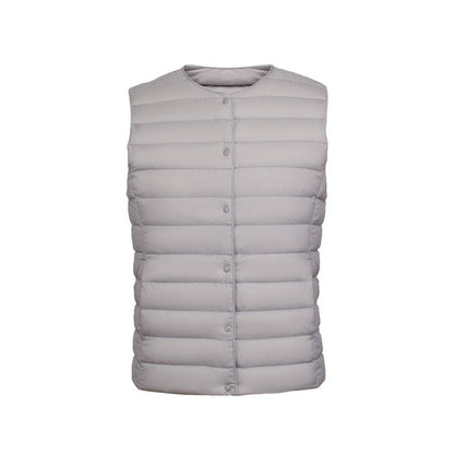 Warm Sleeveless Winter Liner Two Ways Waistcoat Jacket for Women Warm Vests