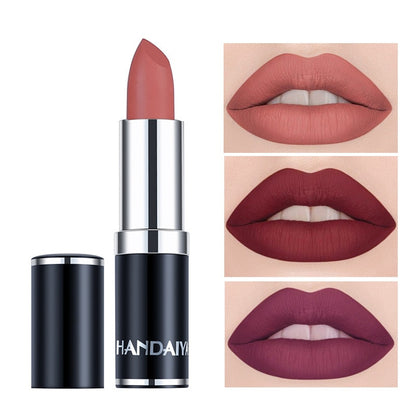 Long Lasting Cosmetic Sexy Nude Red Brown Purple Lipgloss Matte Lip Gloss Velvety Matte Waterproof Makeup