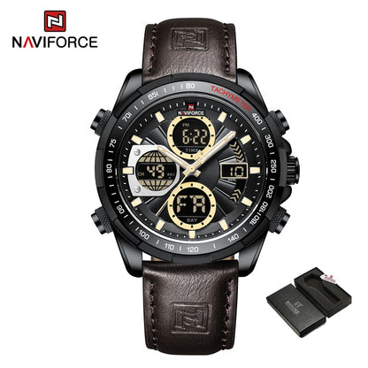 New NAVIFORCE Fashion Military Watches for Men Luxury Watch Original Sports Chronograph Watch Waterproof Quartz WristWatch Clock Gift