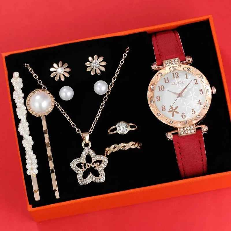 10pcs Women's Watch Set for Her