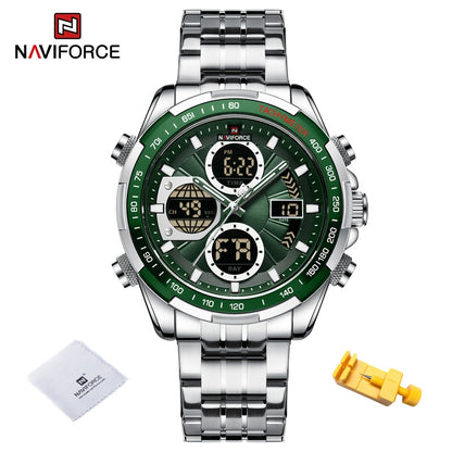 New NAVIFORCE Fashion Military Watches for Men Luxury Watch Original Sports Chronograph Watch Waterproof Quartz WristWatch Clock Gift