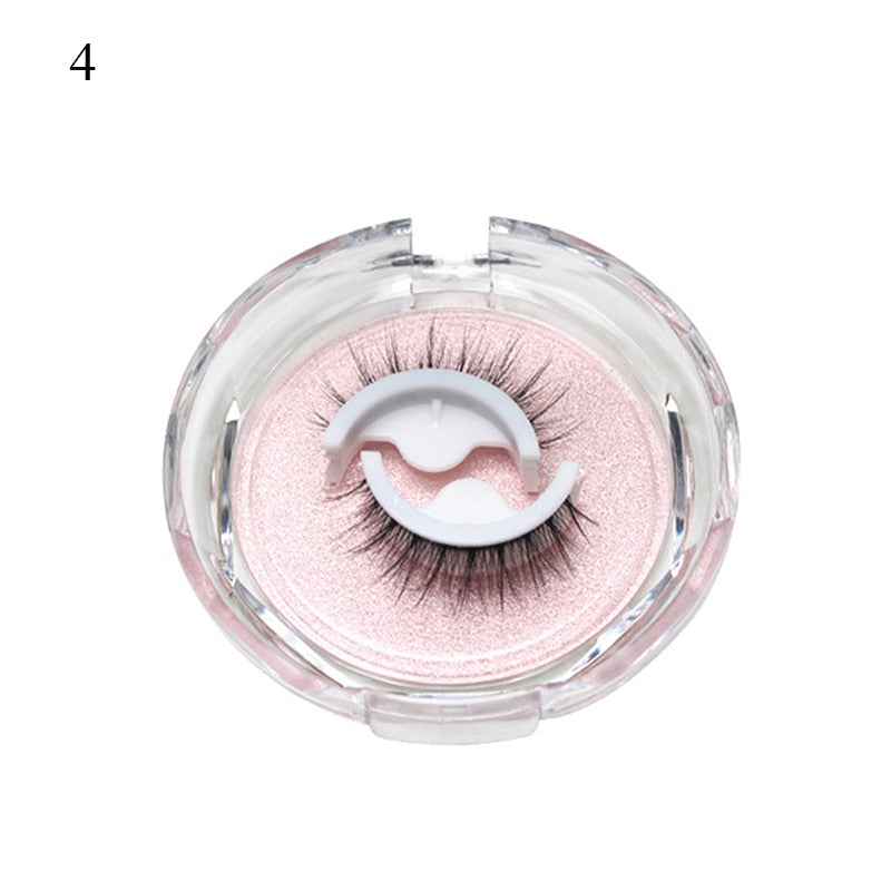 beautiful eyelashes reusable self-adhesive eyelashes