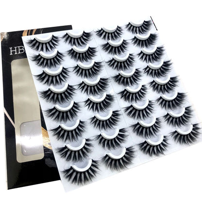 Fake Eyelashes Length 8-25mm with NEW 2-20 pairs  100% Mink Eyelashes / Extension False Eyelashes