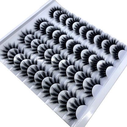 Fake Eyelashes Length 8-25mm with NEW 2-20 pairs  100% Mink Eyelashes / Extension False Eyelashes