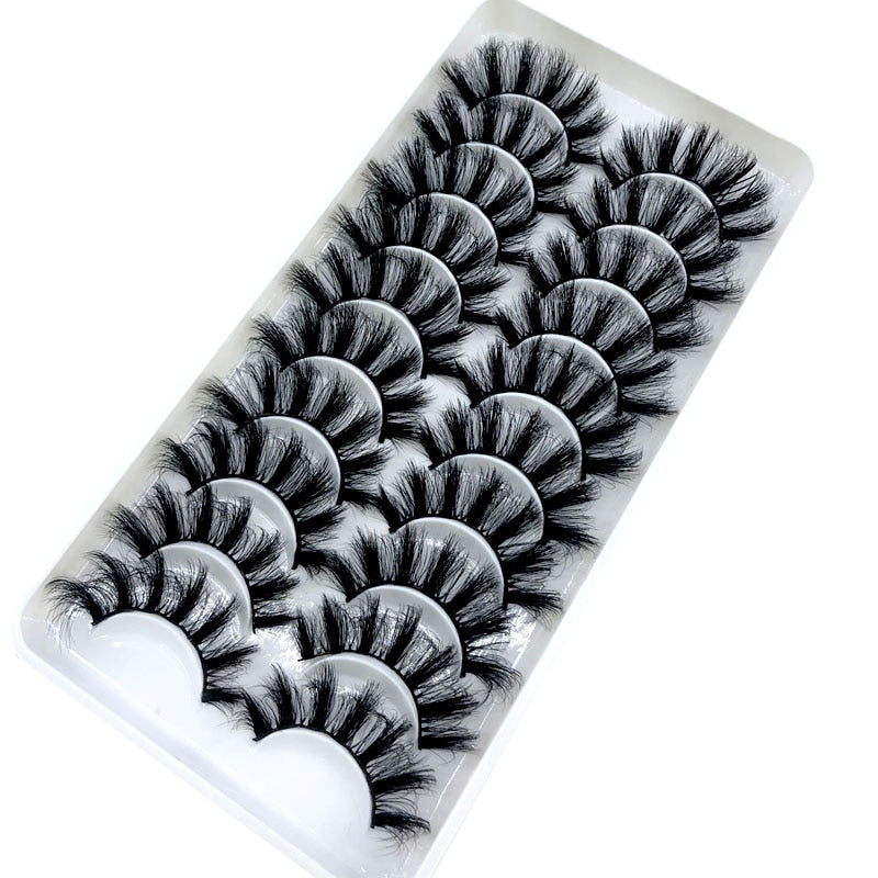 Fake Eyelashes Length 8-25mm with NEW 2-20 pairs  100% Mink Eyelashes / Extension False Eyelashes