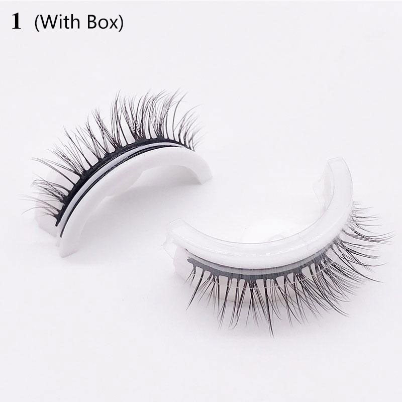 beautiful eyelashes reusable self-adhesive eyelashes