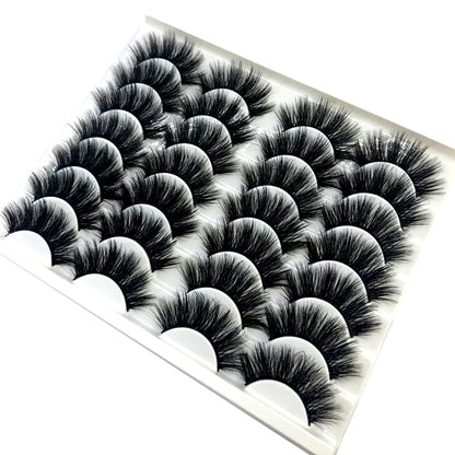 Fake Eyelashes Length 8-25mm with NEW 2-20 pairs  100% Mink Eyelashes / Extension False Eyelashes