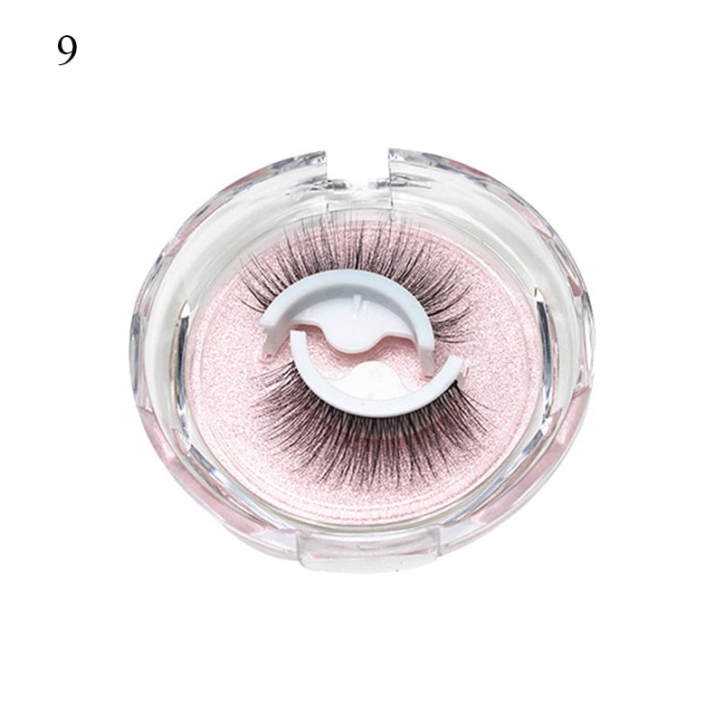 beautiful eyelashes reusable self-adhesive eyelashes