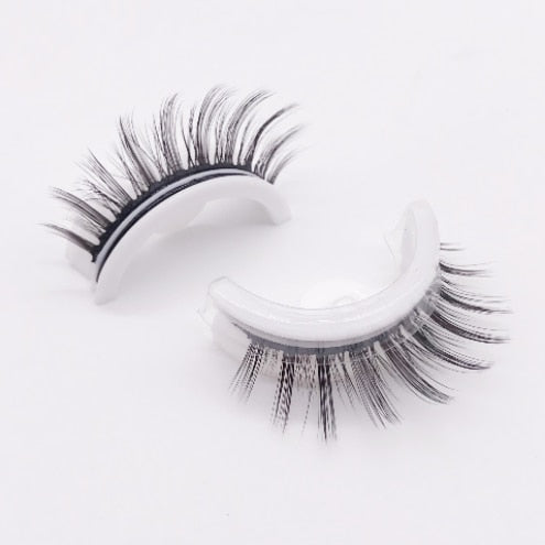 Reusable Self-Adhesive Multiple Reversible Natural Look Eyelashes