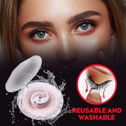 Reusable Self-Adhesive Multiple Reversible Natural Look Eyelashes