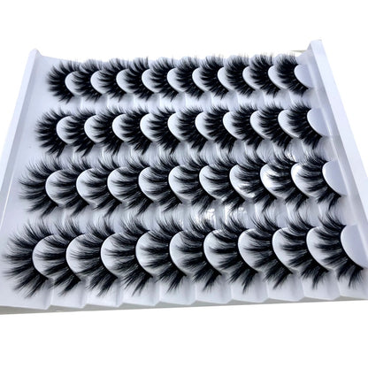 Fake Eyelashes Length 8-25mm with NEW 2-20 pairs  100% Mink Eyelashes / Extension False Eyelashes