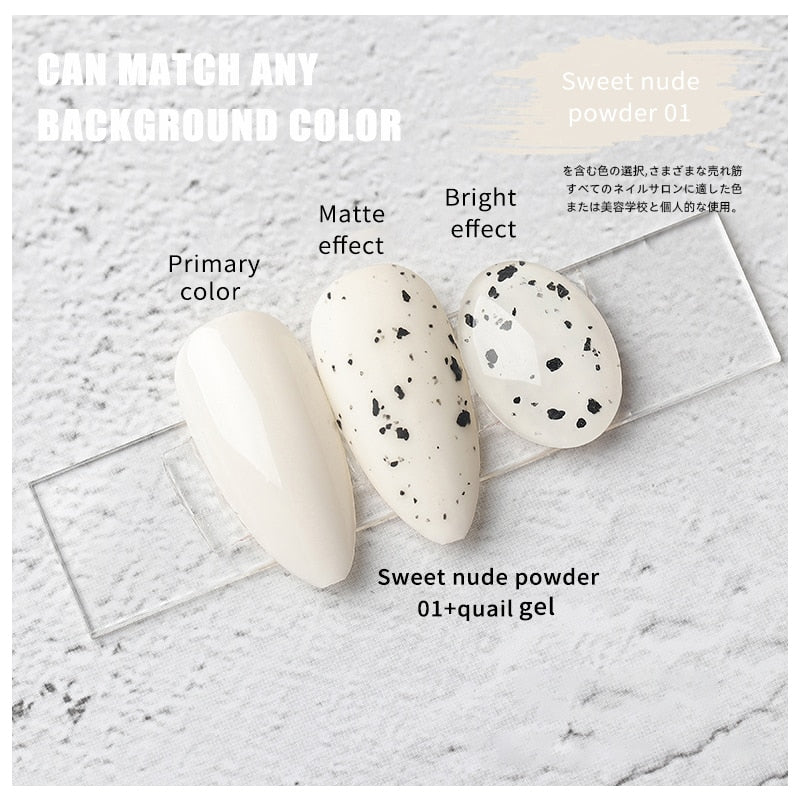 Gel Nail Polish Quail Egg Effect Varnishes For Nails Art