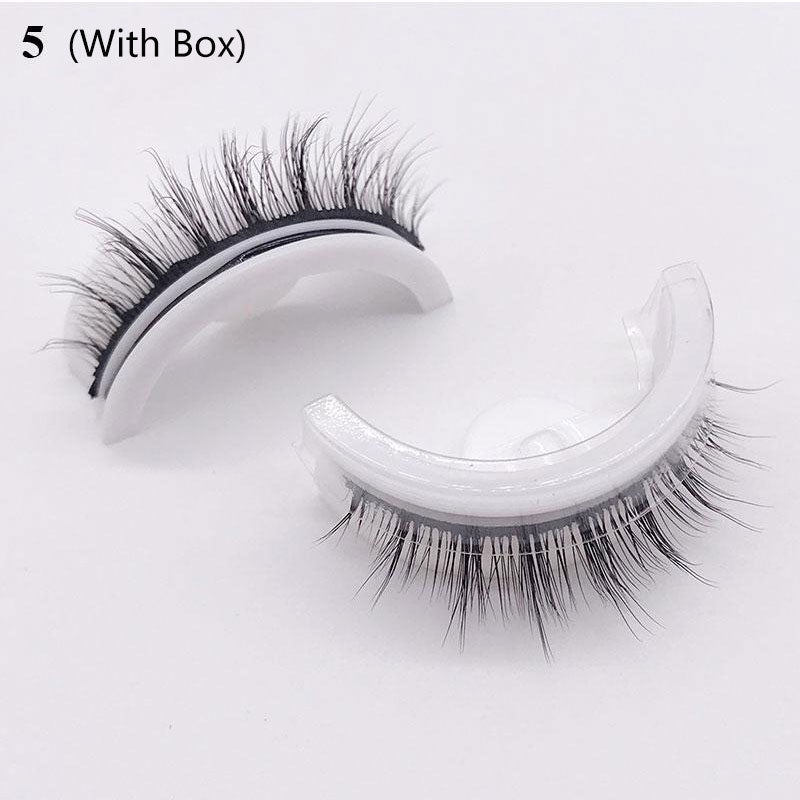 beautiful eyelashes reusable self-adhesive eyelashes