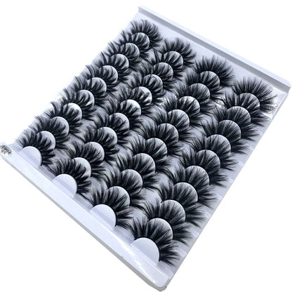 Fake Eyelashes Length 8-25mm with NEW 2-20 pairs  100% Mink Eyelashes / Extension False Eyelashes