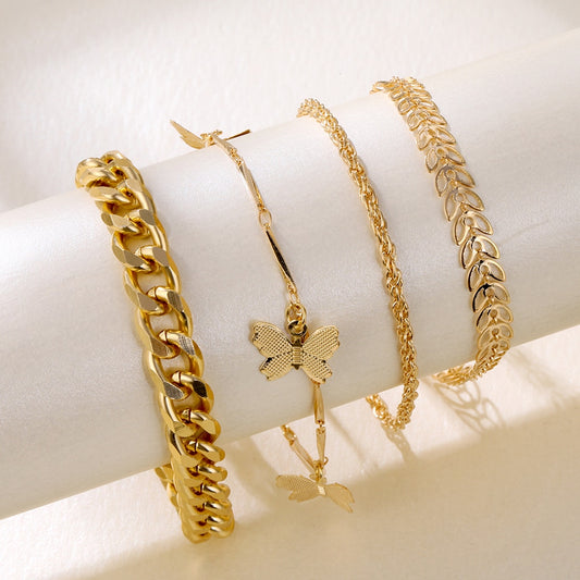 Gold Butterfly Boho Trendy Bracelets