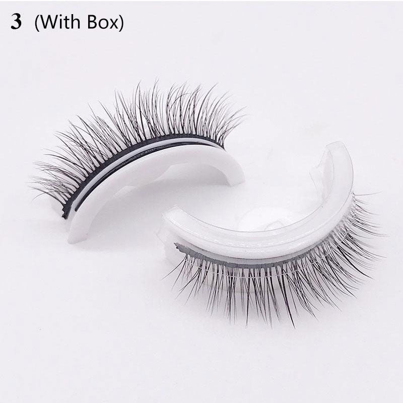 beautiful eyelashes reusable self-adhesive eyelashes