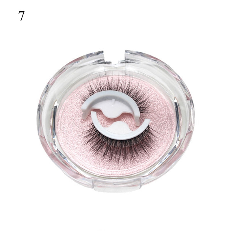 beautiful eyelashes reusable self-adhesive eyelashes