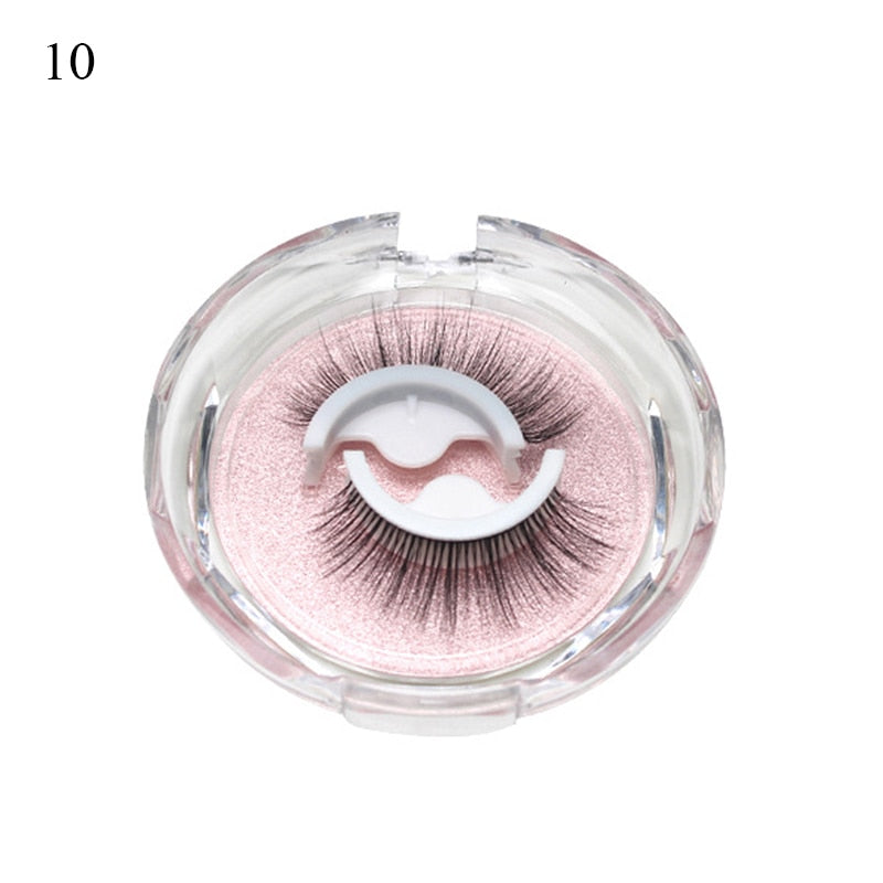 beautiful eyelashes reusable self-adhesive eyelashes