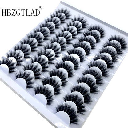 Fake Eyelashes Length 8-25mm with NEW 2-20 pairs  100% Mink Eyelashes / Extension False Eyelashes