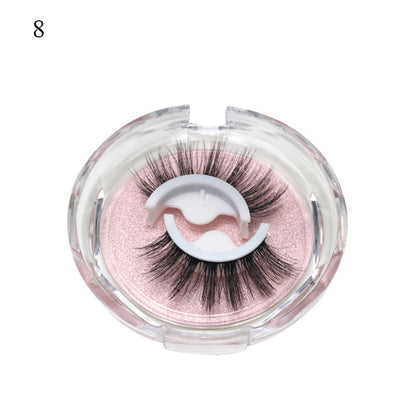 beautiful eyelashes reusable self-adhesive eyelashes