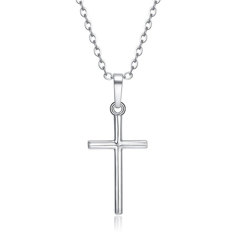 Cross Pendants Crystal Jesus Necklaces Jewellery For Men Women