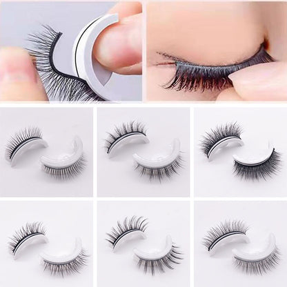 beautiful eyelashes reusable self-adhesive eyelashes