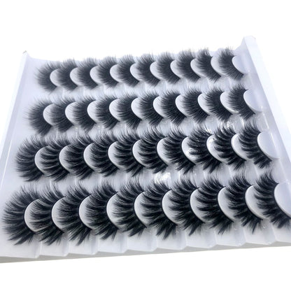 Fake Eyelashes Length 8-25mm with NEW 2-20 pairs  100% Mink Eyelashes / Extension False Eyelashes